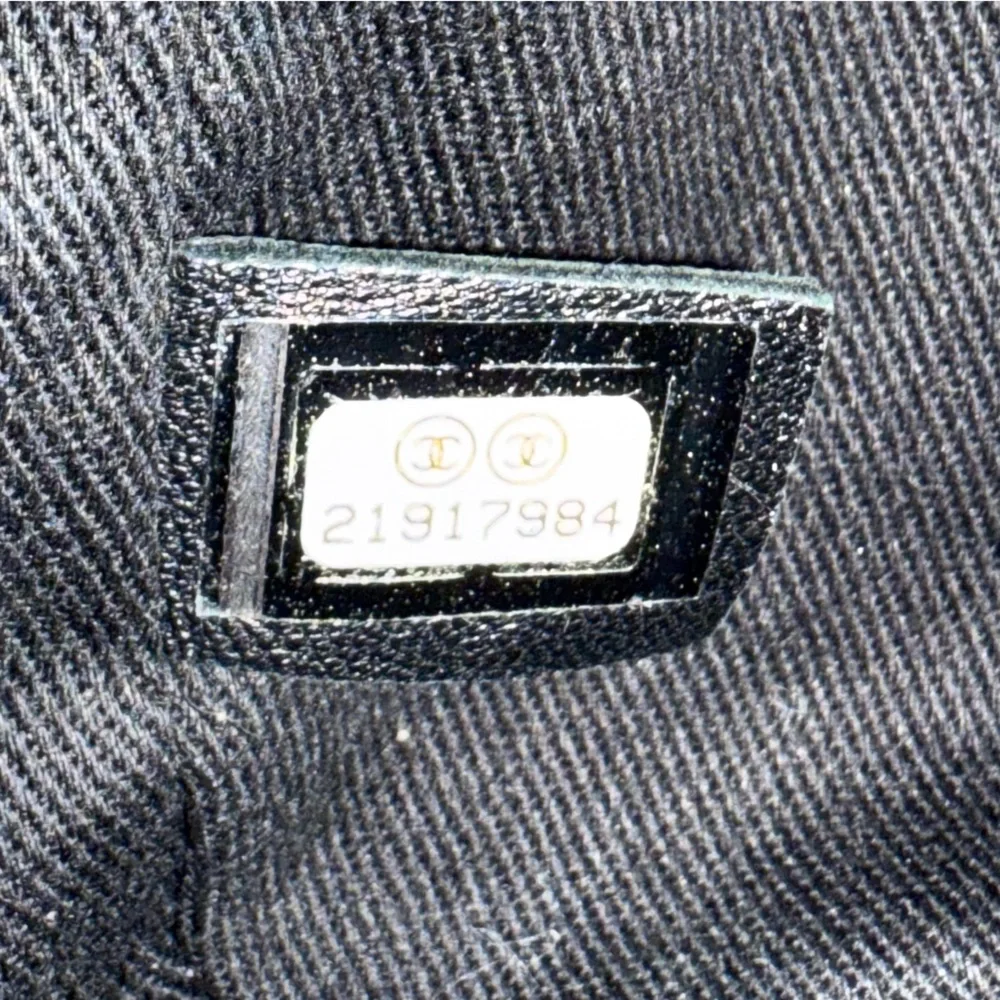 💎AUTHENTIC CHANEL GRAY RAFFIA DEAUVILLE MESSENGER BAG/SHOULDER BAG/CROSSBODY-EUC - Picture 9 of 17